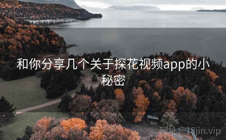 和你分享几个关于探花视频app的小秘密  第2张
