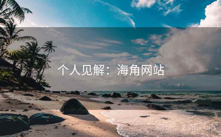 个人见解：海角网站